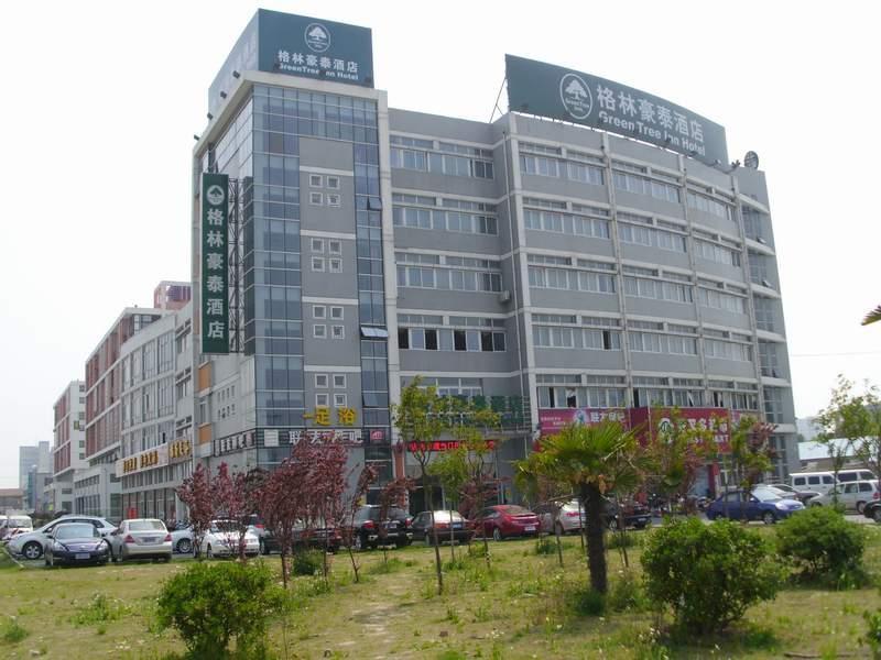 Greentree Inn Jiangsu Nantong Jiaoyu Road Business Hotel Exterior foto